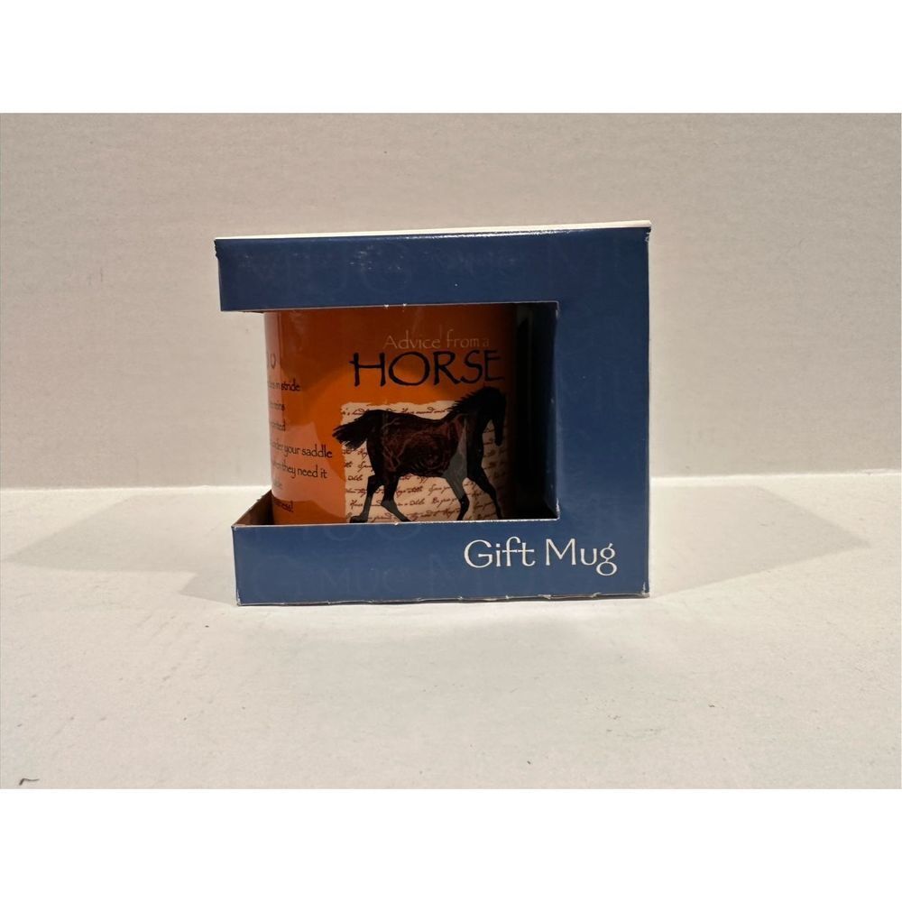 Leanin' Tree Ceramic 12oz Coffee Mug "Advice from a Horse's